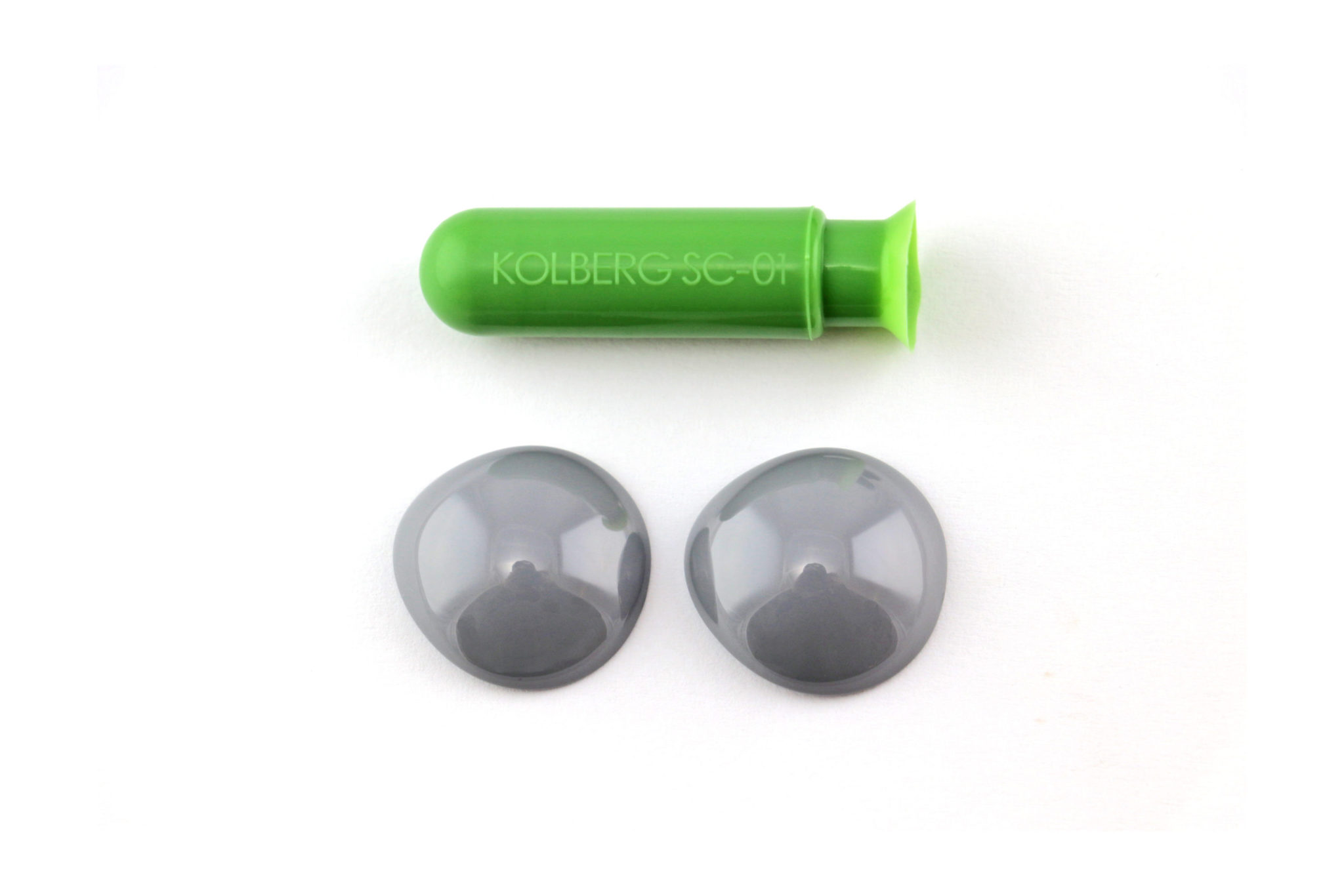 Autoclavable Corneal Shields Pair with Suction Cup Kolberg Ocular