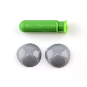 Autoclavable Corneal Shield Pair with suction cup