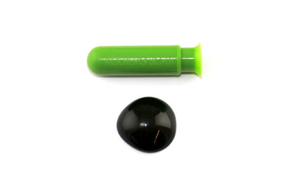 Single Use Black Corneal Shield with Suction Cup | Ocular Tools